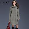 IELGY Herbst Und Winter Neue Heiße Verkauf Europäischen Und Amerikanischen Große Größe frauen Pullover Kleid