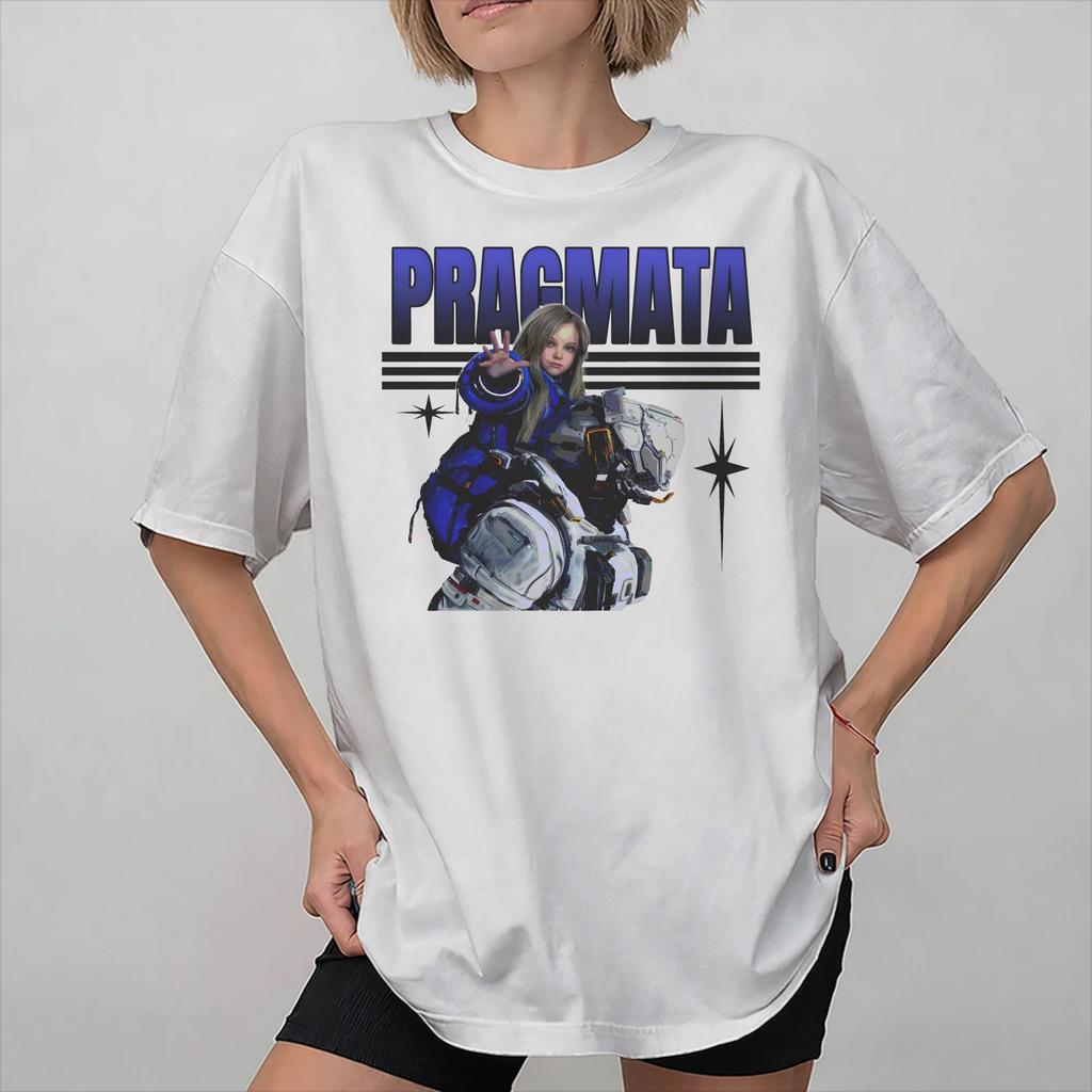 Unisex Women Pragmata Game 2026 T Shirt Pure Cotton Graphic Tee Shirts Top Clothing