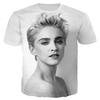 Y2K Sängerin Madonna Grafik T-Shirts Sommer Damen Herren Kleidung Mode Lässige Oberteile T-Shirts Harajuku Streetwear Übergroßes T-Shirt
