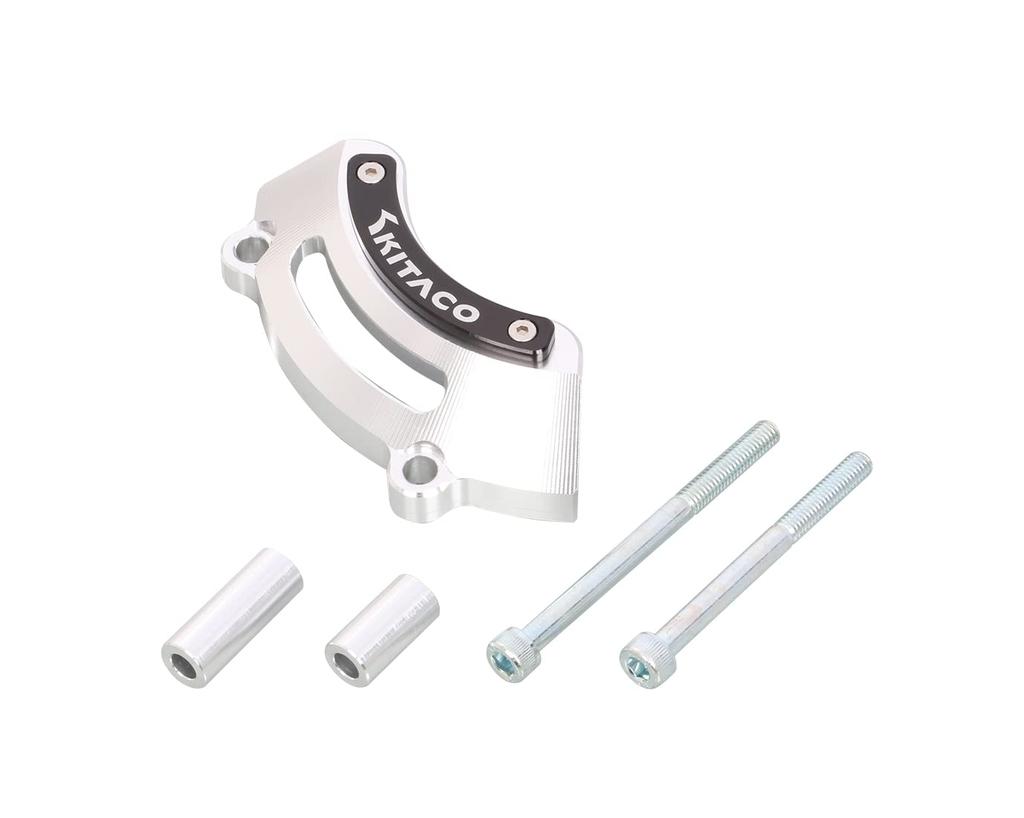 KITACO Left Crankcase Guard Monkey 125 Dax 125 Grom Super Cub C125 (Silver) (JB03/JB05), (JB04/JB06), (JC92), (JA58/JA71), Etc. 307-1301560