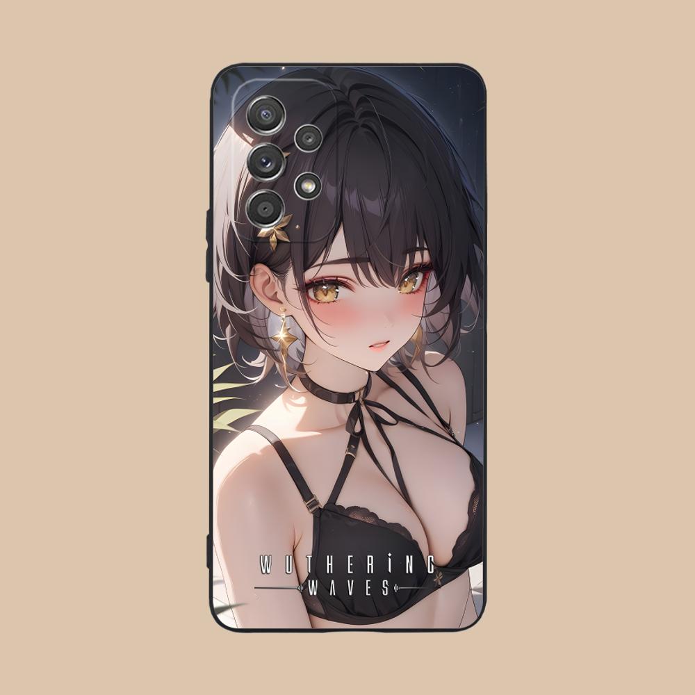 Wuthering Waves Rover Matte TPU Mobile Phone Case for Samsung Galaxy A56 55 54 53 52 51 36 35 34 23 16 15 5G Colorful Cover