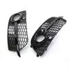 28GC 2Pcs Automobile Front Bumper Grill Fog Light Grille Cover for Q5 Sport 13-16