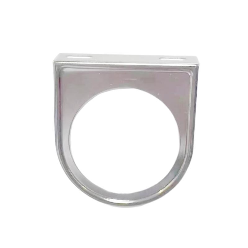 Sturdy 2.1 Inch Metal Gauge Mounting Support Bracket Holder Pod for Enhancing Vehicle Interior Aesthetics Automotive Use