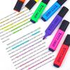 Large Capacity Eye-Safe Fluorescent Highlighter Pen for Students and Drawing Journals