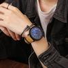 ZooooM Wristwatch Creative Design Quartz Fashion Casual Gift Present for Men and Women (Brown Numbers) ZM-WATCH2455-SUBR
