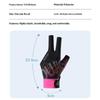 Hand Billiards Gloves Non Slip Left Hand Three Fingers Glove Portable Breathable Elastic Snooker Billiard Glove