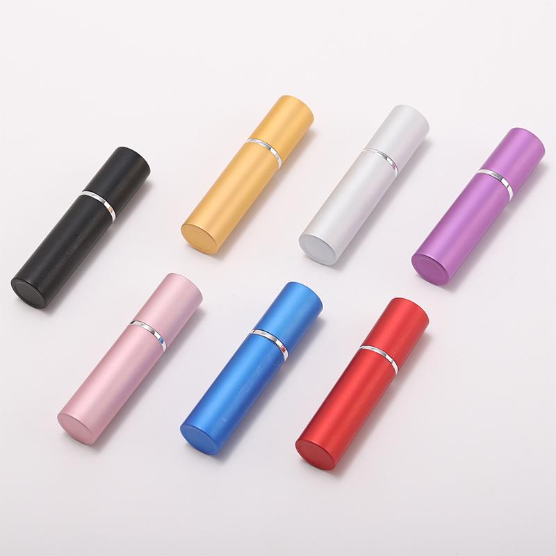 10ml Portable Flat-head Refillable Perfume Spray Bottle with Printable Logo for Travel