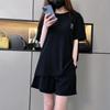 Summer Fashion Loose Short-sleeved Shirt Suit Women's Wide-leg Shorts Casual Sportswear Two-piece Set