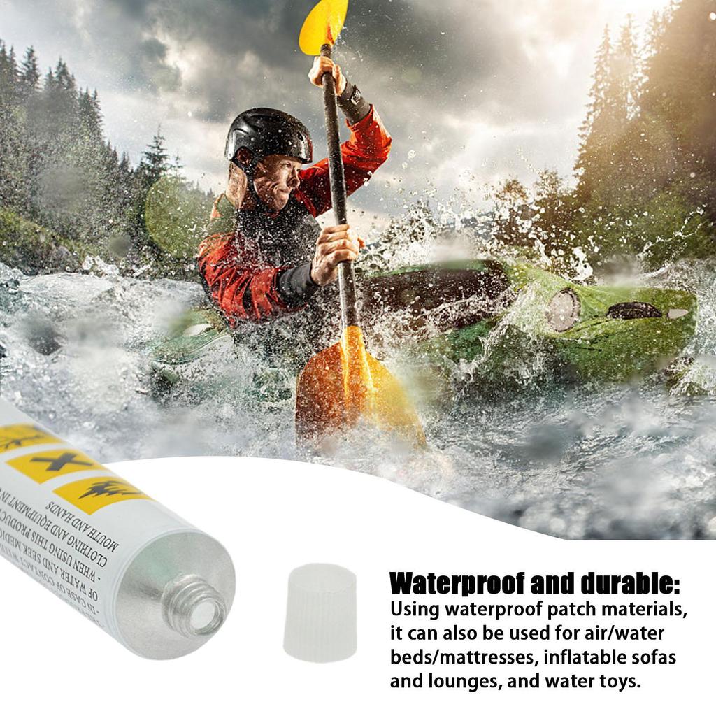 SUPs Repair Glue Tubes PVC Self-adhesive Inflatable Boat Paddle Board Kayak Tube Repair Glue Swimming Pools Repair Tools