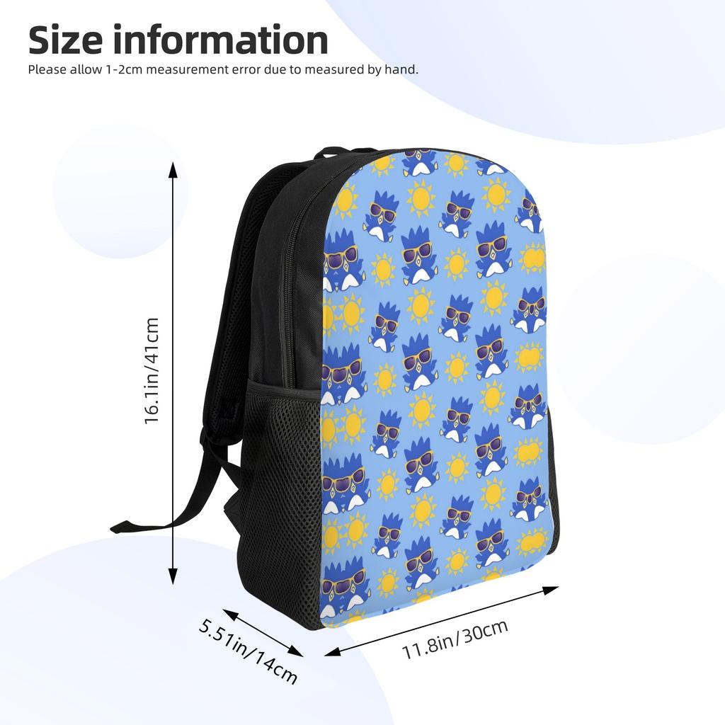 B-BADBADTZ Backpacks for Women Men Water Resistant College School Penguin Anime Bag Printing Bookbags