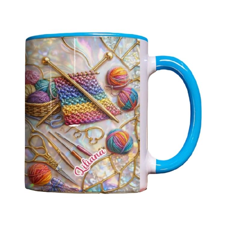 Unique Sewing Tool Printing Ceramic Mugs Sophisticated Drinkware For Craft Enthusiasts And Home Decors Collectors
