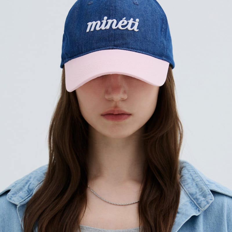 MINETI Two-Tone Lettering Ball Cap Y 10525 MT