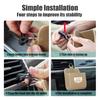 Car air conditioning socket storage bucket hanging storage box for Jeep JPB Renegade Wrangler JK Compass Grand Cherokee Gladiato
