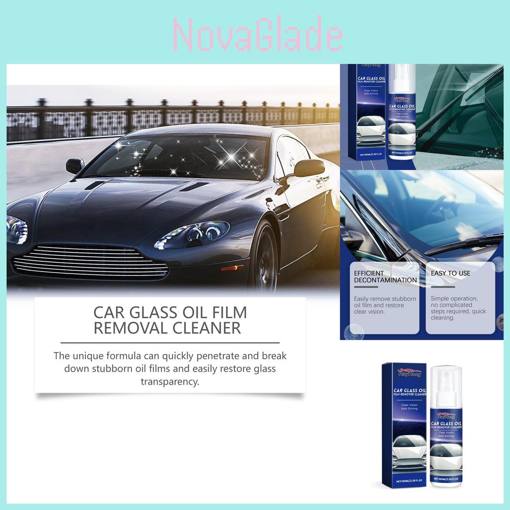 Rayhong Automotive Glass Cleaner Formulated For Effective Oil Film Removal 100ml
