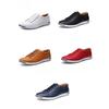 Men's Plus Size 47 48 White Casual Shoes Waterproof Leather Sneakers Non-Slip Soft Sole Comfortable Walking Shoes for Students