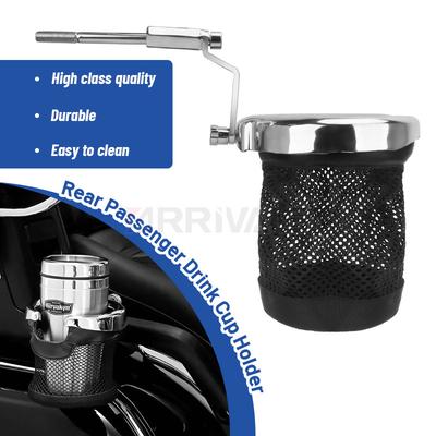 Motorrad Neuer Hinterer Becherhalter für Beifahrer für Honda Goldwing 1800 GL1800 ABS 2001-2015 F6B 2013-2015 Getränkehalter Becher