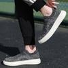 Shoes for Men Autumn New Breathable Casual Shoes Thick Sole Low Bond Socks Vulcanized Shoes Outdoor Sneakers Hiking Shoes