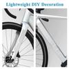ENLEE Bike Frame Protection Tape, Non-Yellowing Transparent Bike Frame Protection Kit, Clear Honeycomb PVC Anti-Scratch Protector For MTB/Road/Gravel