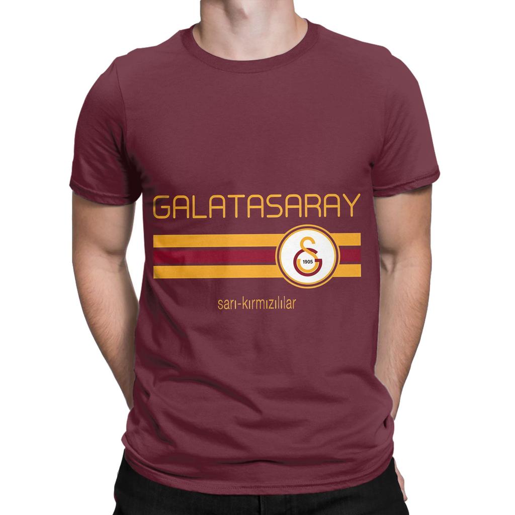 Super League Galatasaray Home Dark Red Novelty 100 Cotton TShirt Galatasaray Tops Tees For Unisex