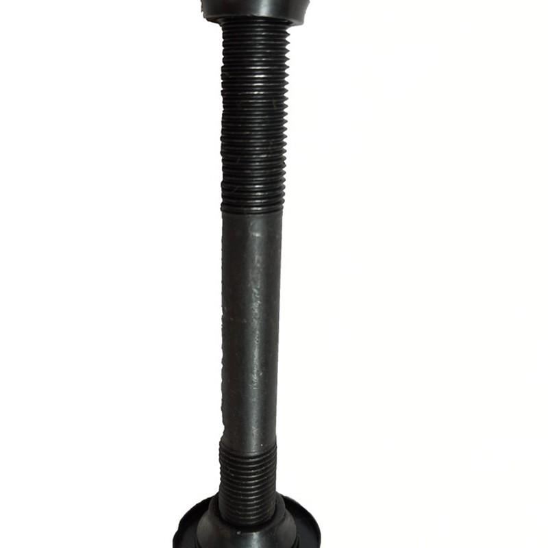 Fahrrad Hinterradnabe Achse 145mm Schwarzer Stahl 95mm Gewinde für Schnellspanner
