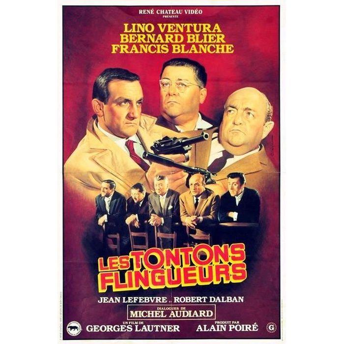 

LES TONTONS FLINGUEURS Affiche Cinéma Originale Pliée Petit format 60x40cm Georges Lautner