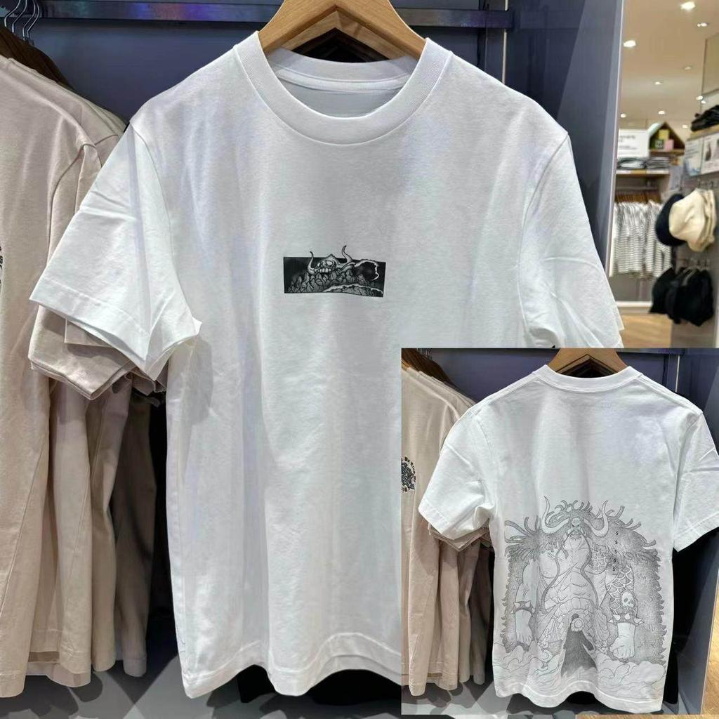 ONE PIECE Tshirt Mens Pure Cotton Casual Round Neck Tshirt Short Sleeve Clothing Summer Sports Casual Short Sleeve Top