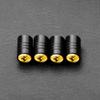 4Pcs Donkey Emblem Car Styling Valve Caps Wheel Tires Air Valve Stem Protective Cover for Ferrari Auto Modification Accessories MQ3