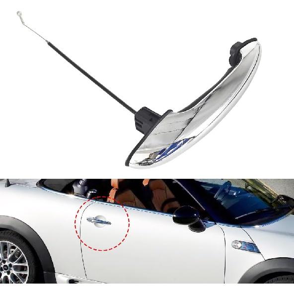 

Outside Door Handle Fit for Mini Cooper R50 R52 R53 R55 R56 R57 R58 R59 Replace 51211513110 51217147504 51217198472, Passenger Side Right Left