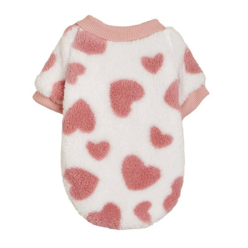 

Плюшевый свитер для собак для маленьких и средних собак, теплая мягкая куртка для кошек, пальто для щенков, милая плюшевая одежда для бульдога и чихуахуа, поставка для собак S