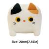 Cute Cube Cat Plushie Pillow Soft Plush Animals Toy Cushion New Cat Doll  for Kids Girls
