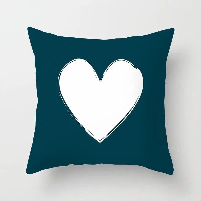 Seat Living Room Sofa Pillowcase Valentine's Day Love Cushion Cover Red Pink Heart  Home Decor