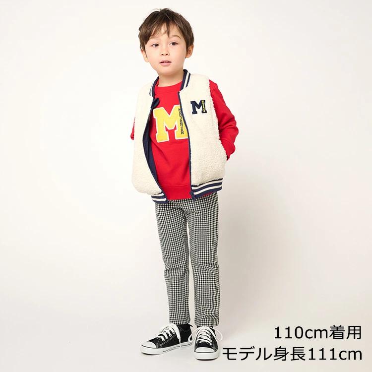 [Children's Clothing] Moujonjon (Moojeongjeong) Houndstooth Check Pattern Long Pants 80cm-140cm M51006