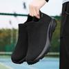 Men’s Moccasins Loafers Casual Slip on Walking Shoes Summer Men’s Slip-ons Lightweight Socks Khaki Black Shoes for Boy Large Size 38-47