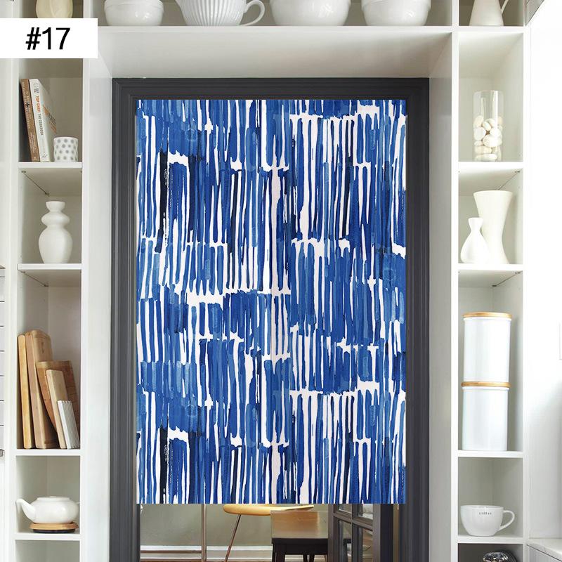 Japanese Door Curtain Screen Cotton Linen Kitchen Doorway Divider Room Partition Bathroom Bedroom Porch Half Curtain Noren