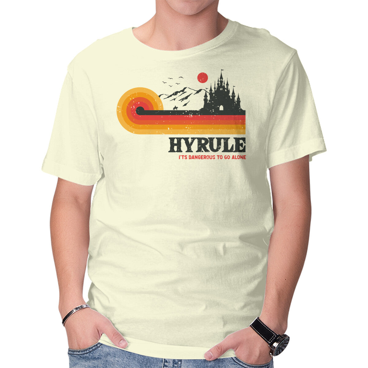 Unisex Crew Neck T-Shirt Retro Legend Graphic Short Sleeve Casual Tee S