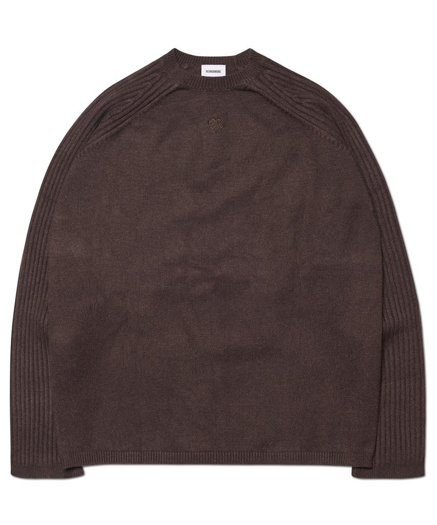 Nomaenyueol Double Echo Wool Knit - Brown