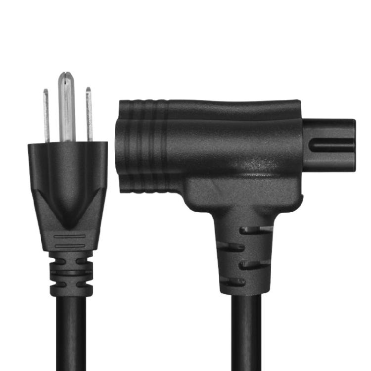 Y Shaped 14AWG Extension Splitter Cord 3 Prong NEMA 5 15P To 5 15R and C7 Power Cable for Electronics and Appliances