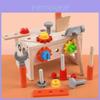 Wooden Toy Repair Tool Kit For Kids With Screwdriver And Nuts Educational Playset