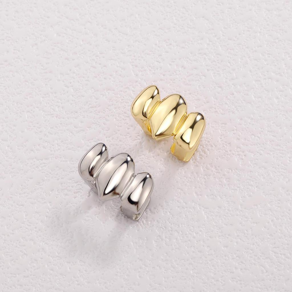 Gold-Plated Hip-Hop Teeth Grills Jewelry - Popular In Europe & America