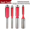 Bearing-Extended Double-Edged Straight Woodworking & Grooving Cutter Tool
