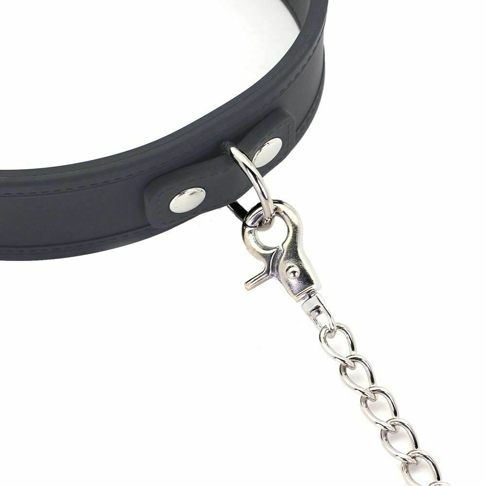 Collar Leash Sex Slave Restraints Set  Owned Submissive Pet Play Collars & Leashes