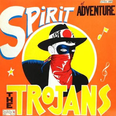 LP Record TROJANS  Spirit Of Adventure LPGAZ003 Gazs Rockin R 1988 UK Reggae Ska  Dub Used