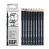 14Pcs/pack Drawing Pen Ultra Fine Line Marker Ink Black Sketch Pen  6H 4H 2H HB b 2B 3B 4 B 5B 6B 7B