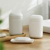 Minimalist Travel Soap Case With Removable Draining Tray, Enhanced Leak-Proof Travel Soap Container With Silicone Seal