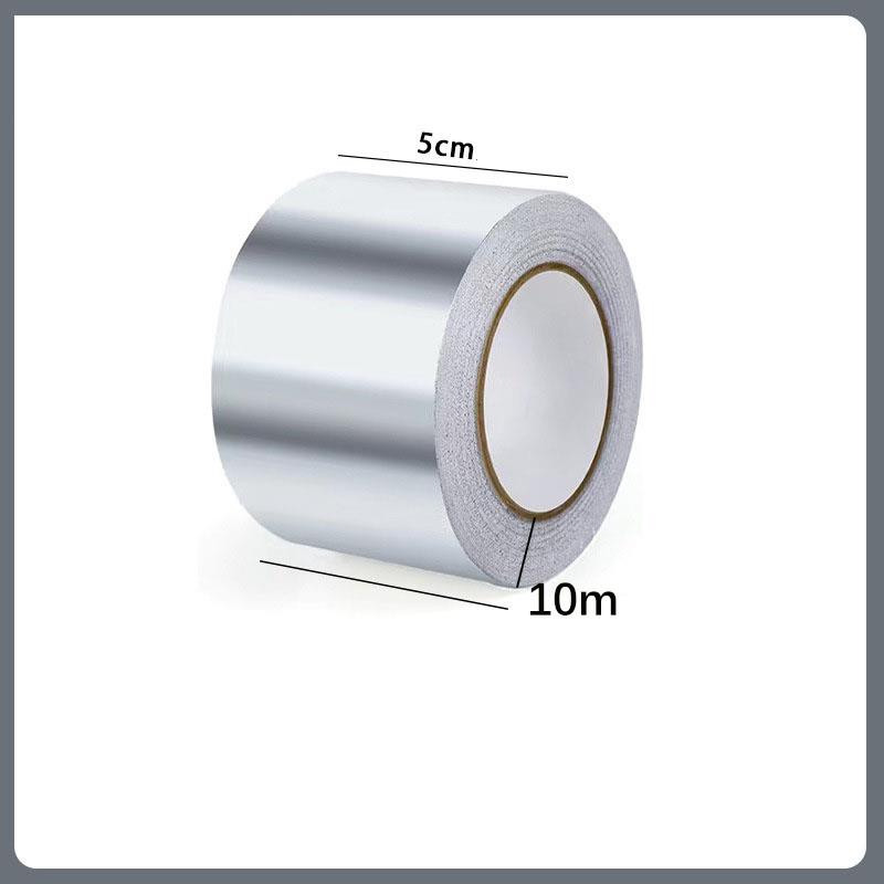 Høytemperaturmotstand Aluminiumsfolietape Kjøkkenrørreparasjonstape Lim Forseglingsfolie Varmeisolasjon Lekkasjesikker tape