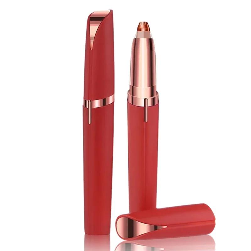 Electric Eyebrow Trimmer Electric Face Eyebrow Hair Trimmer Mini Portable Women Body Shaver Remover Painless Beauty Hair Removal