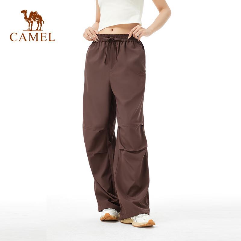 Camel Outdoor Quick-Dry Straight-Leg Cargo Pants