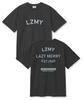 Leijimeli Lzmy 20-Count Cotton Oversized Short Sleeve T-Shirt Dark Gray