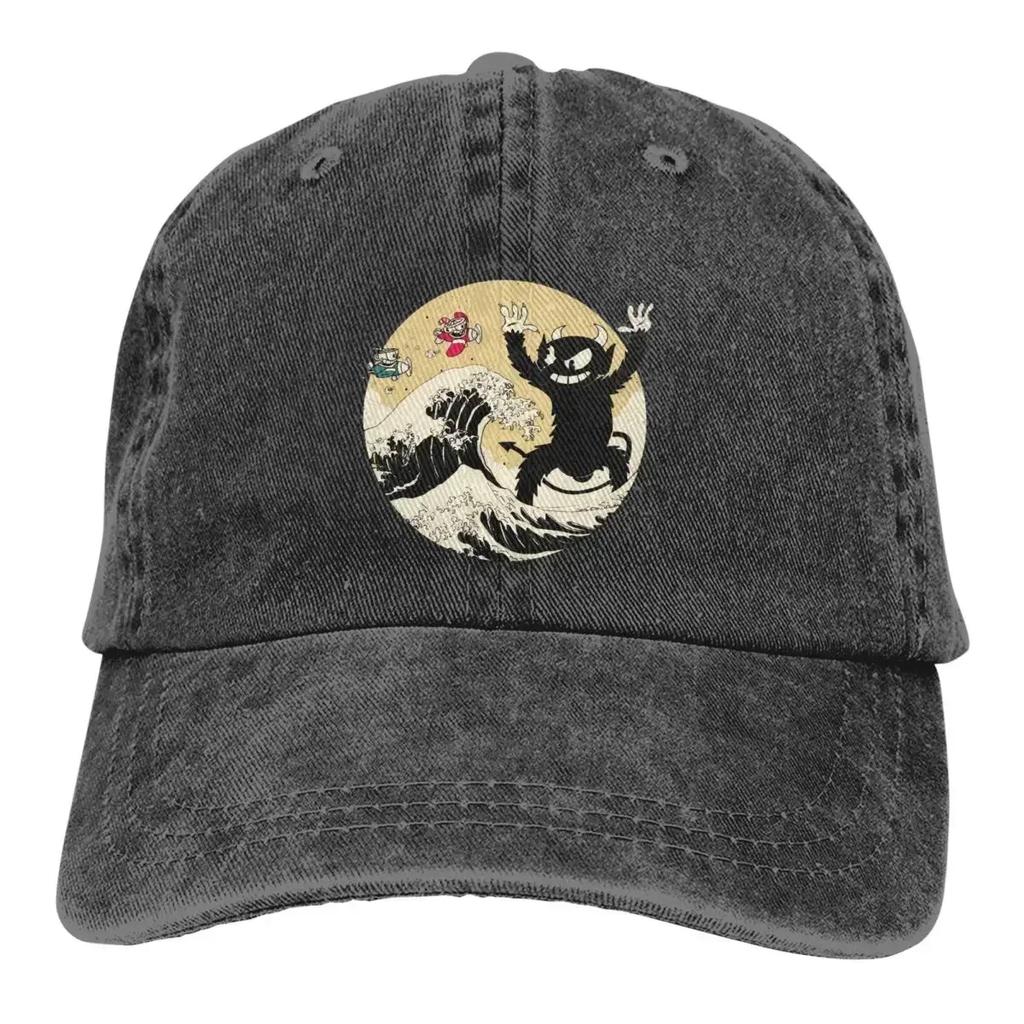 Flood Devil Baseball Cap Men Hats Women Visor Protection Snapback Cuphead Caps