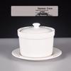ZISIZ Gold Rim Stew Cup with Lid